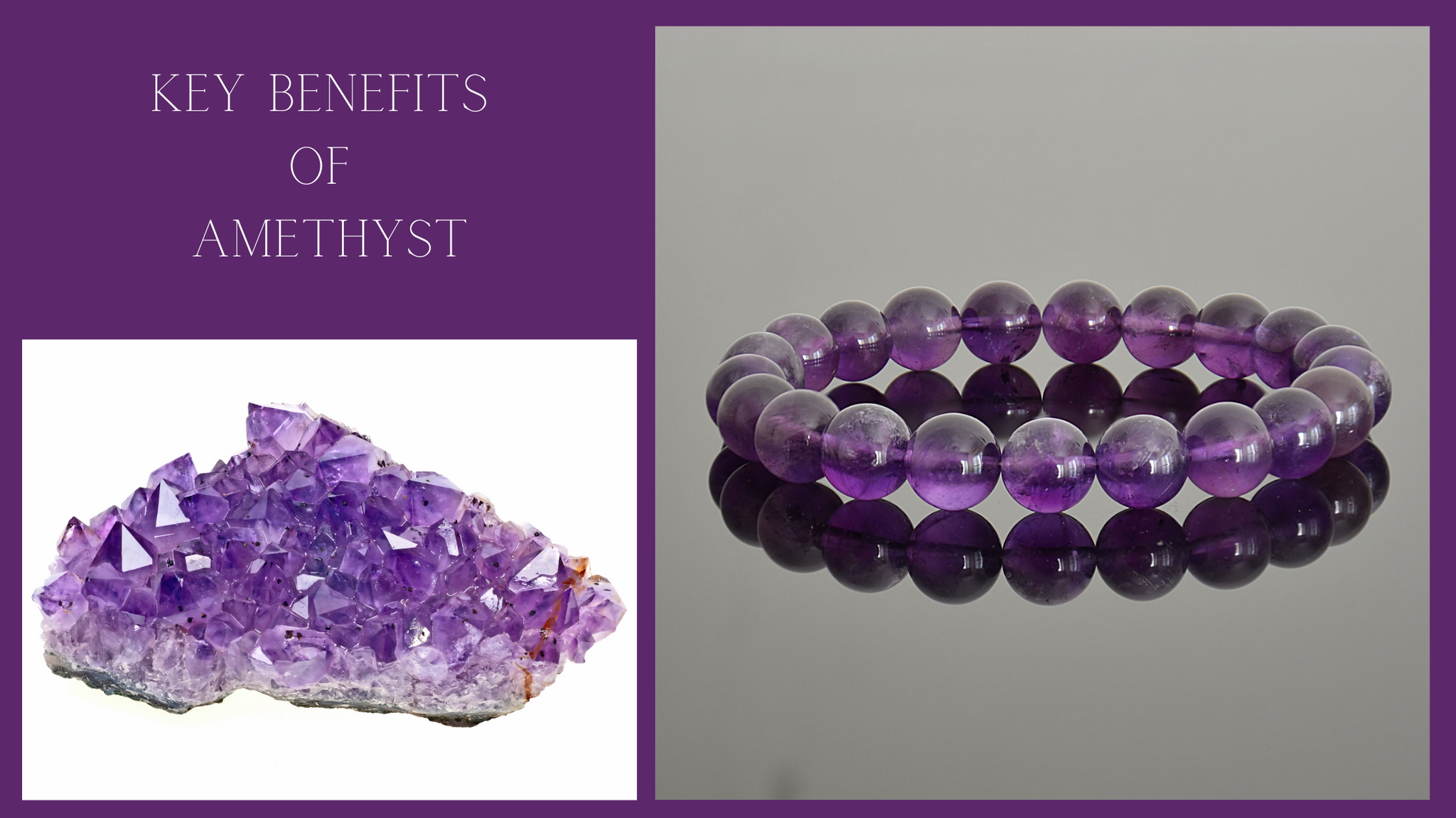 Amethyst + Rose Quartz + Clear quartz Bracelet – Mysticallyyours