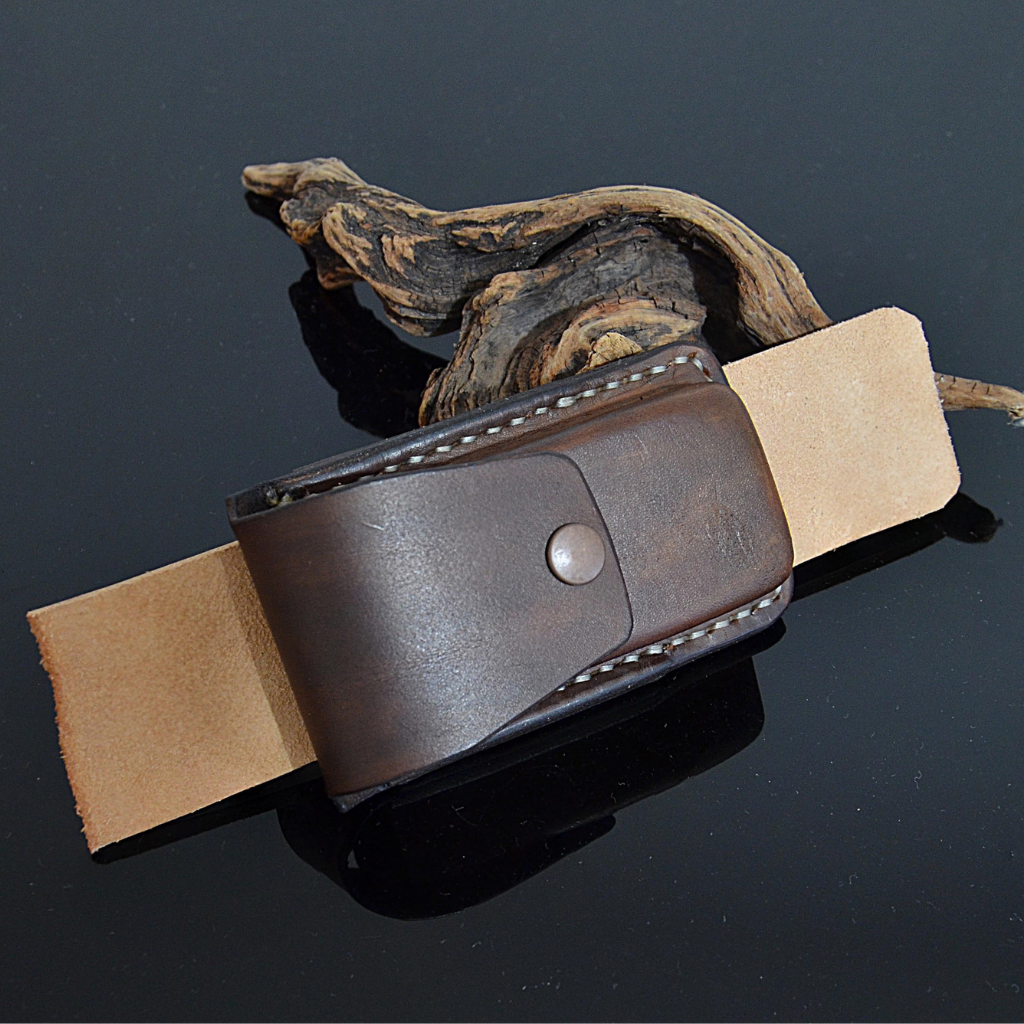 Custom Genuine Leather Folding Knife Sheath