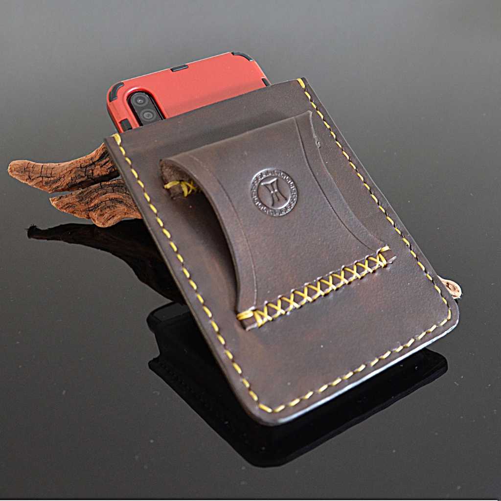 Genuine Leather Belt Phone Case Custom Made for iPhone and Samsung Phones