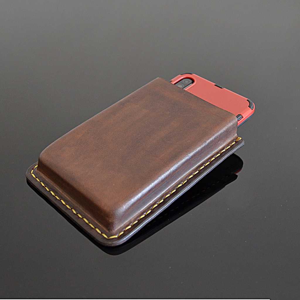 Genuine Leather Belt Phone Case Custom Made for iPhone and Samsung Phones