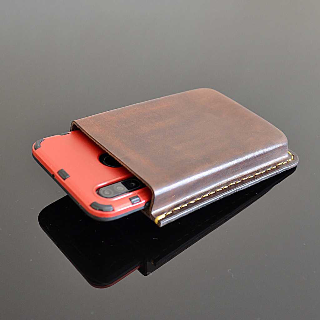 Genuine Leather Belt Phone Case Custom Made for iPhone and Samsung Phones