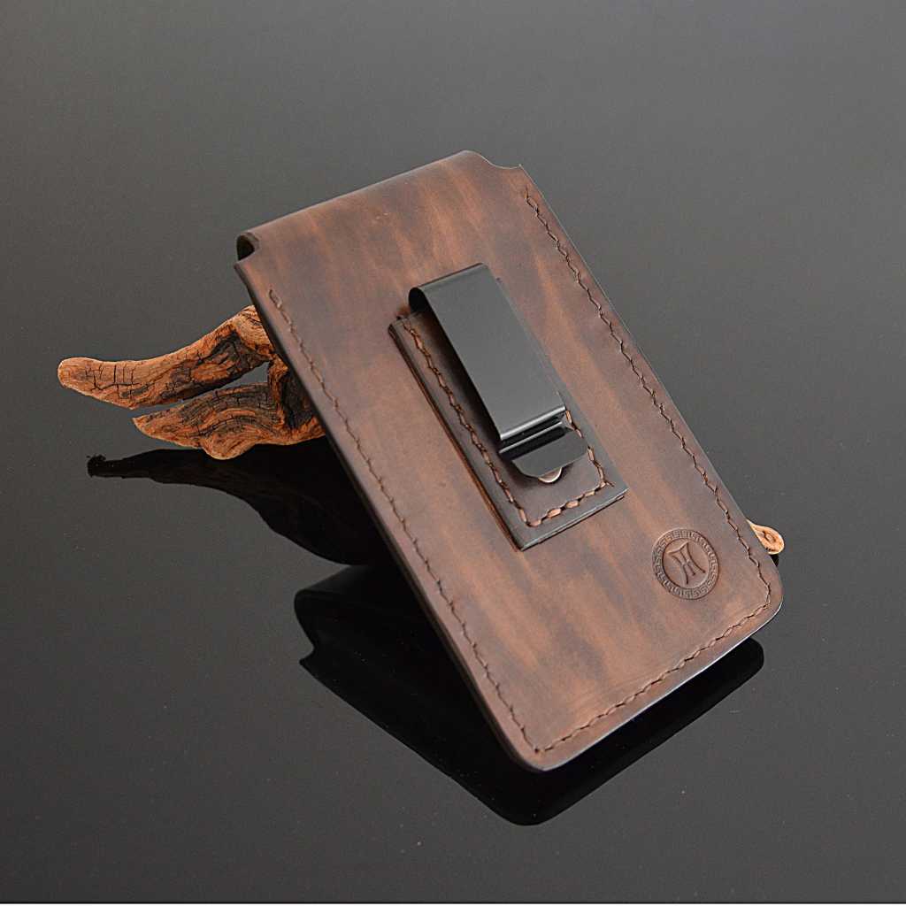 Genuine Leather Belt Phone Case Custom Made for iPhone and Samsung Phones