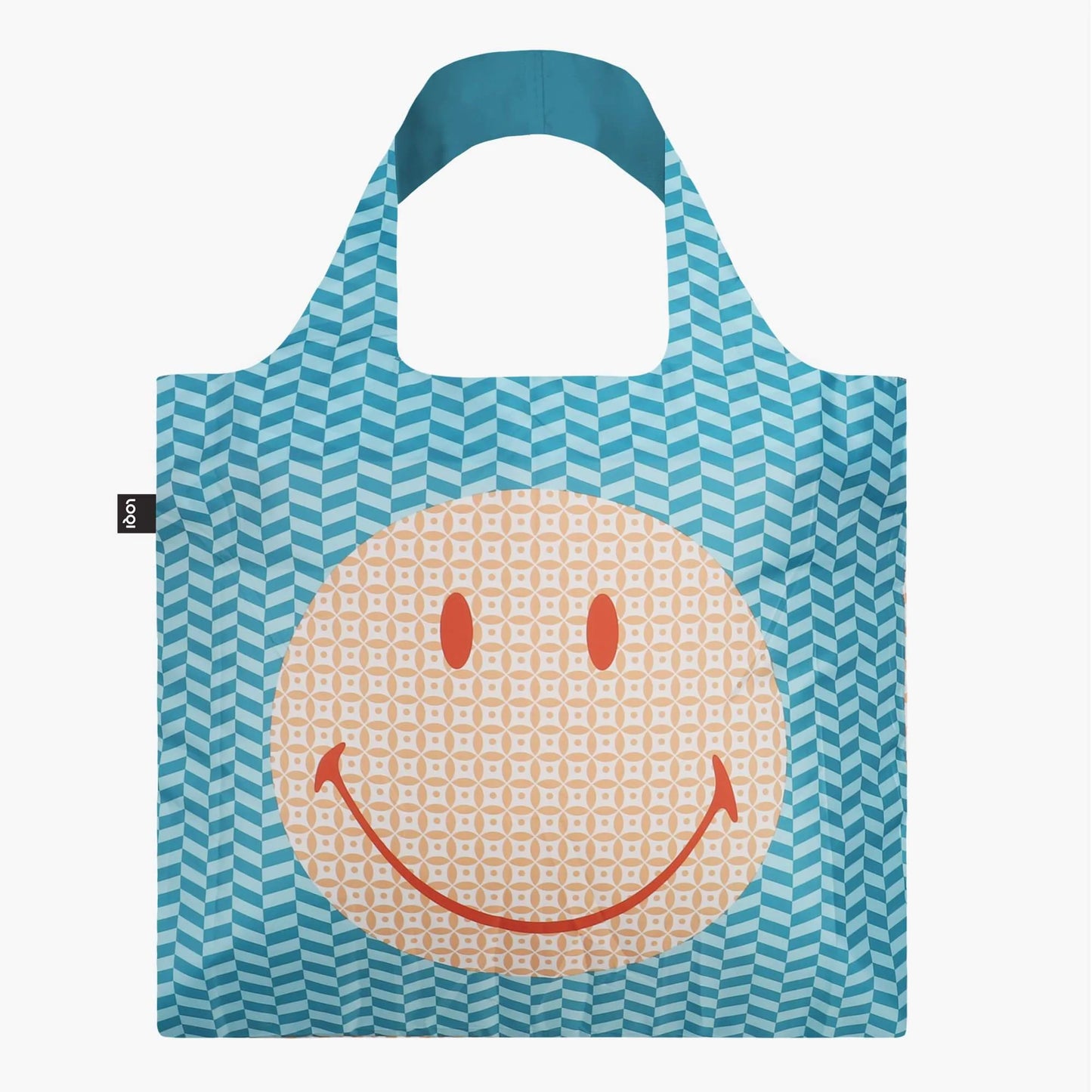 Smiley Recycled LOQI Tote Bag