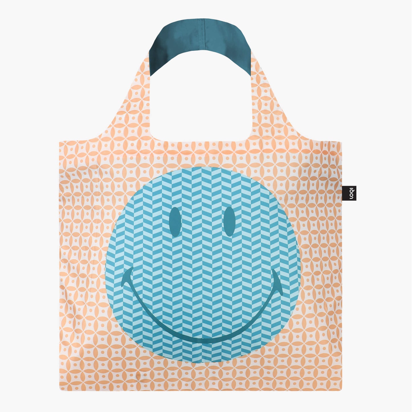 Smiley Recycled LOQI Tote Bag