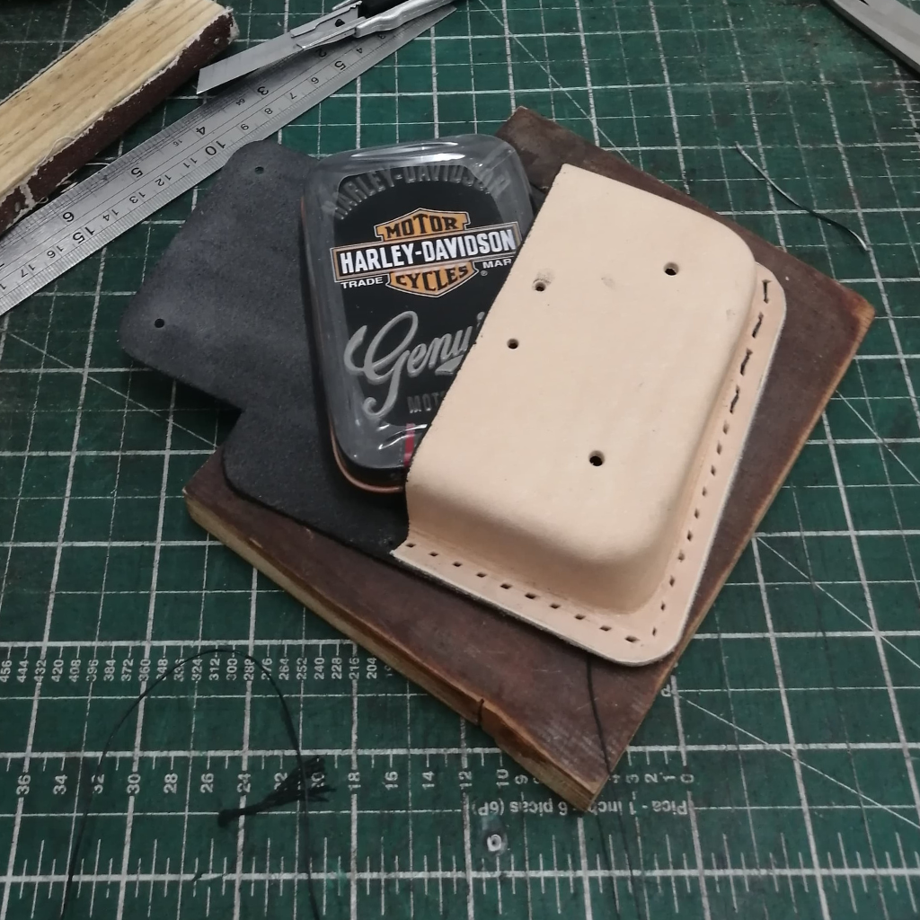 Custom Bushcraft Leather Belt Pouch