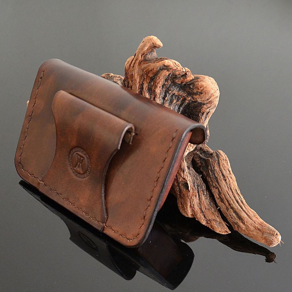 Handmade Leather Belt Pouch Bushcraft