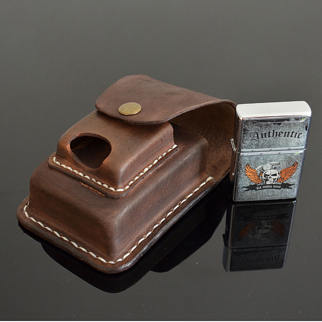 COSY MOMENT Leather Lighter Pocket Man Cigarette Lighter Holder Bag Lighter  Case For Zippo Match 90% Kerosen Lighter YJ445