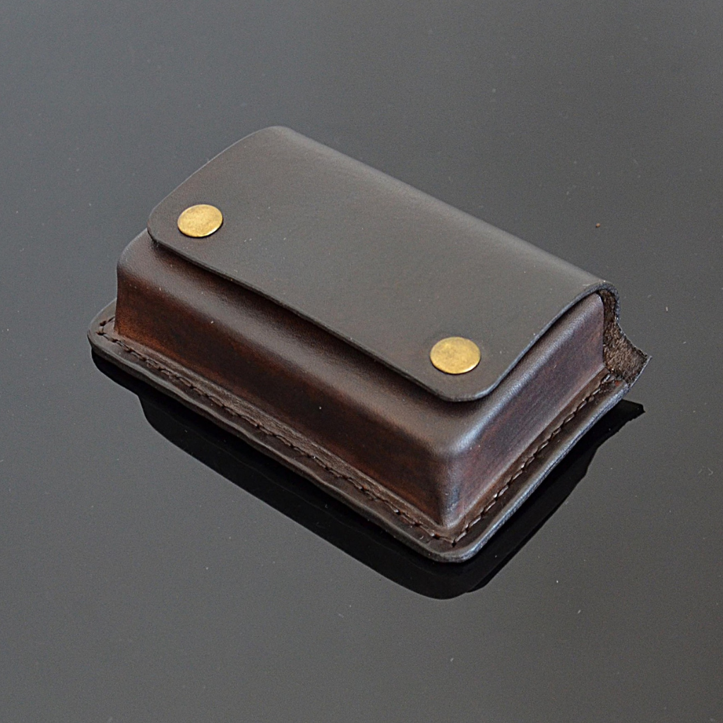 small leather belt pouch