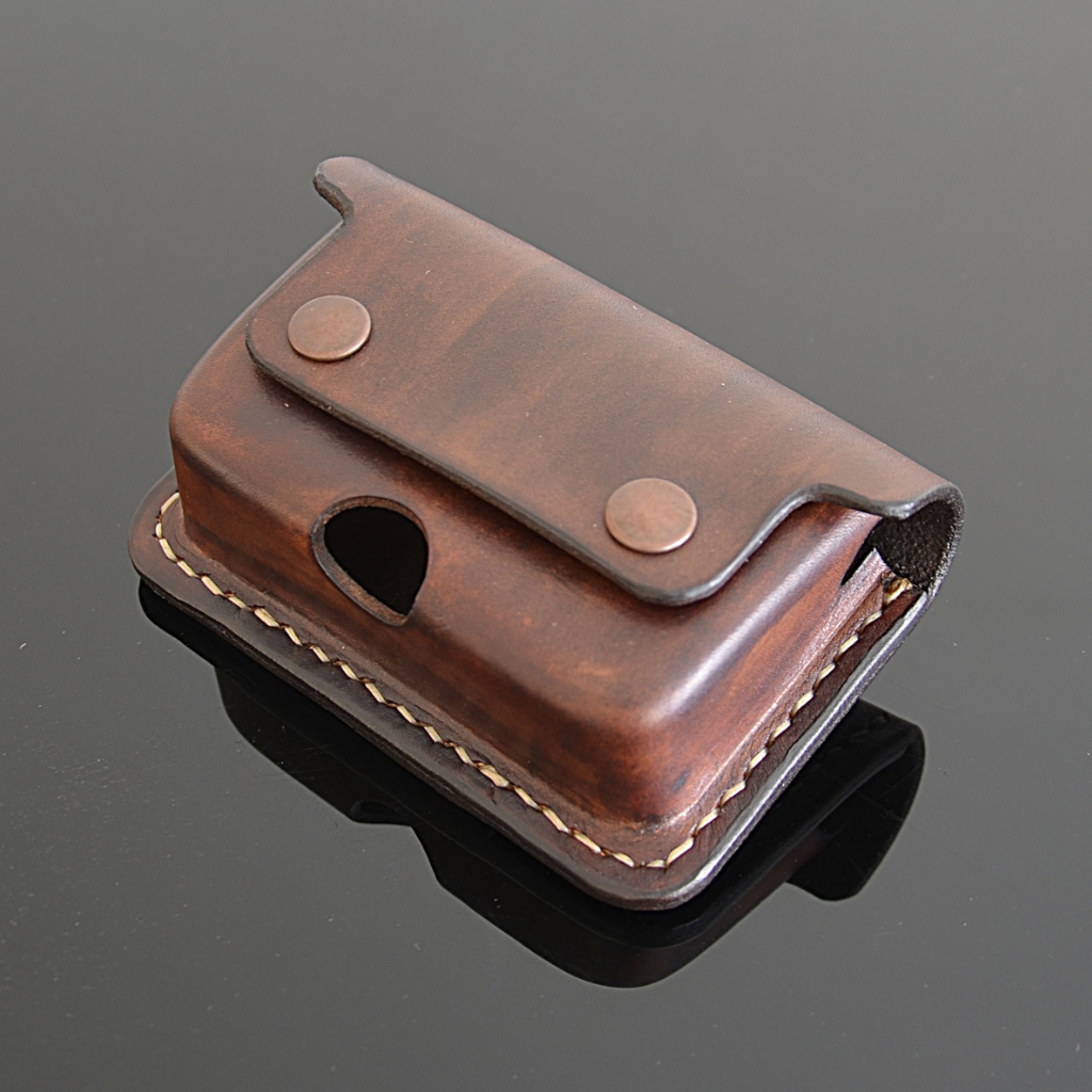 medtronic real leather belt clip case